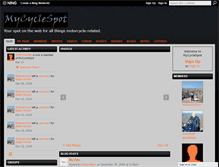 Tablet Screenshot of mycyclespot.com